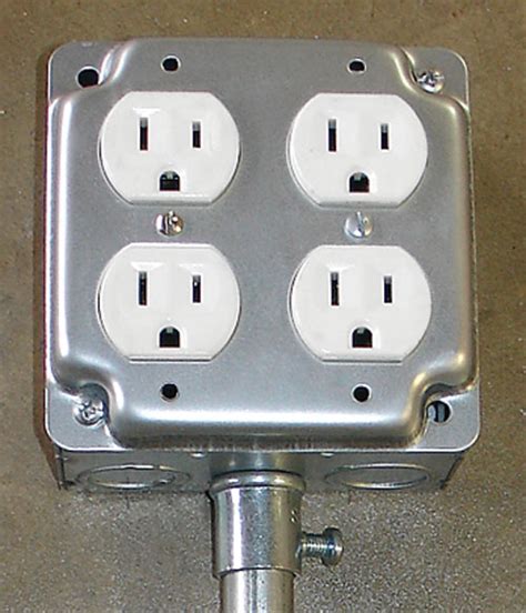 2 inch wide electrical box|duplex receptacle outlet box.